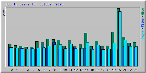 Hourly usage for October 2026